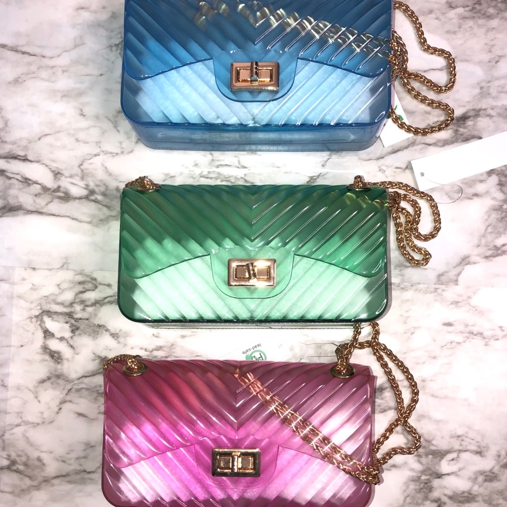 Clear color purse